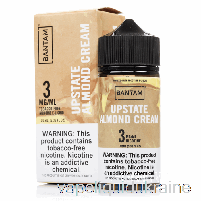 Vape Liquid Ukraine Upstate Almond Cream - Bantam Vape - 100mL 3mg